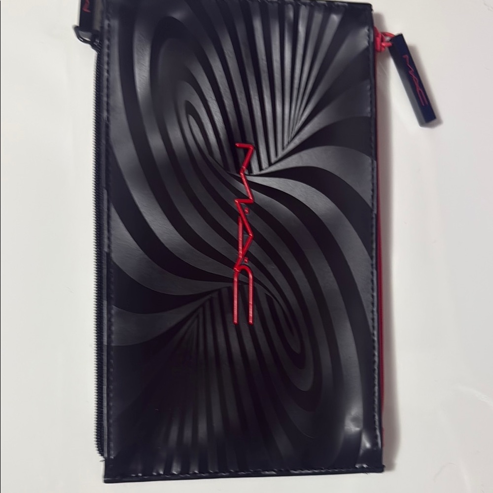 MAC Cosmetics Black and Red Bag